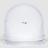 test sneeuwbol (Voorkant)