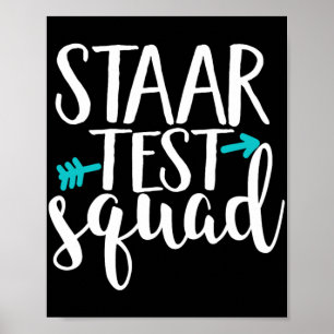 Test Squad Elementaire leraar Test Dag Poster