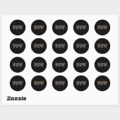 Test Staar Dag Mode Op Leraar Testen Ideeën School Ronde Sticker (Vel)