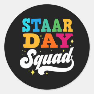 Test Star Day Mode Op Leraar Testen Ideeën Squad Ronde Sticker