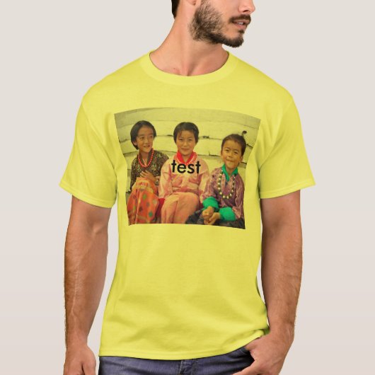 test t-shirt (Voorkant)