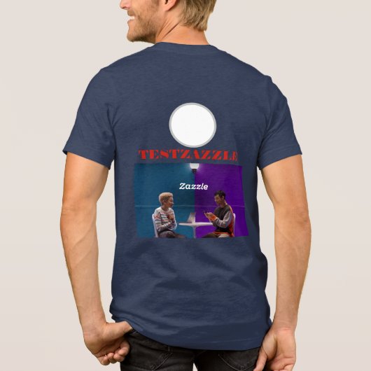 test Tri-Blend shirt (Achterkant)