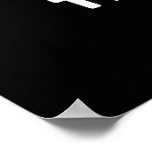 Test Tuba Baby Funny Science Tuba Pun Dark BG Poster (Hoek)