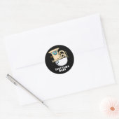 Test Tuba Baby Grappige Wetenschap Tuba Stunt Donk Ronde Sticker (Envelop)