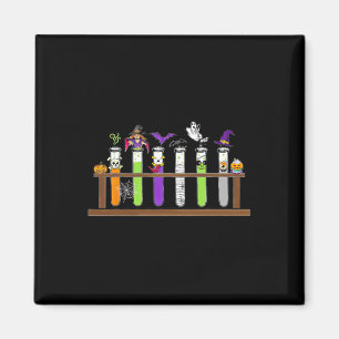 Test Tube Chemie Nerd Wetenschap Leraar Spooky Ha Magneet