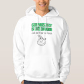 Test Tube Laboratory Funny Gezegde Chemist Hoodie (Voorkant)