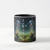 Test Tube Universe Stofgras Koffie Mok (Midden)