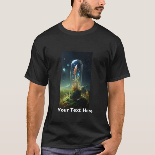 Test Tube Universe Stofgras T-shirt (Voorkant)