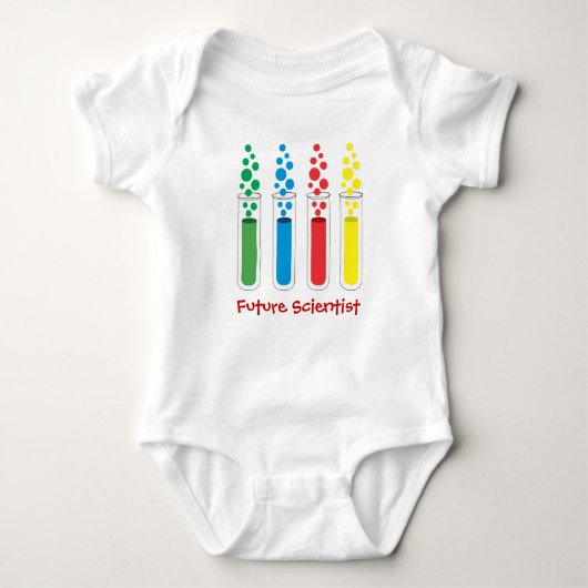Test Tubes Future Scientist Romper (Voorkant)