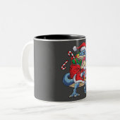 test tweekleurige koffiemok (Voorkant links)
