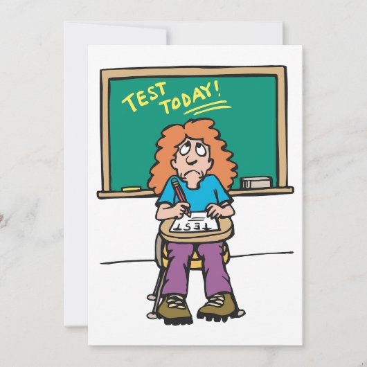 Test vandaag kaart (Voorkant)