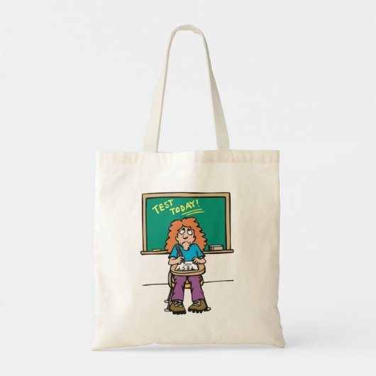 Test vandaag tote bag (Achterkant)