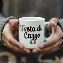 Testa Di Cazzo - Funny Italian Gag Gift Koffiemok