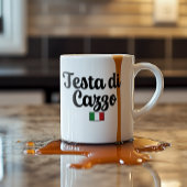 Testa Di Cazzo - Funny Italian Gag Gift Koffiemok