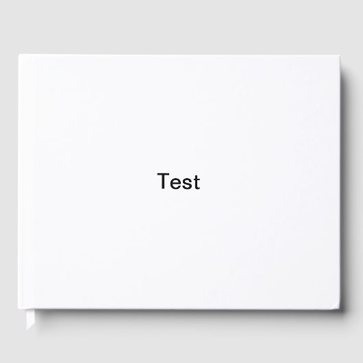 Testboek Gastenboek (Voorkant)