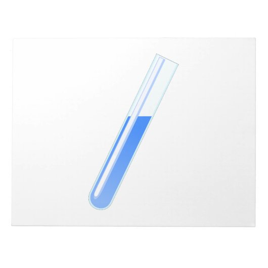 Testbuis chemie Wetenschap Notitieblok (Voorkant)