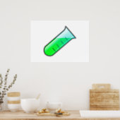Testbuis chemie Wetenschap Poster (Keuken)