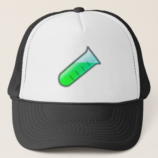 Testbuis chemie Wetenschap Trucker Pet (Voorkant)