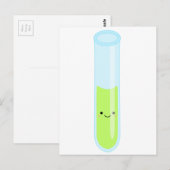 Testbuis Geeky kawaii Briefkaart (Voorkant / Achterkant)