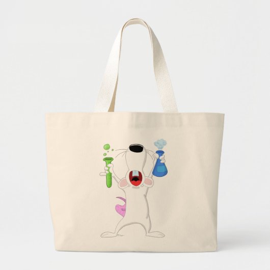 Testbuis Lab Rat Bag Grote Tote Bag (Voorkant)