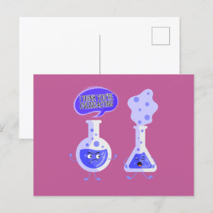 Testbuischemie denk ik dat je overreageert briefkaart