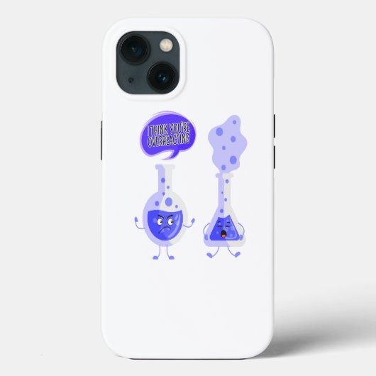 Testbuischemie denk ik dat je overreageert Case-Mate iPhone case (Achterkant)
