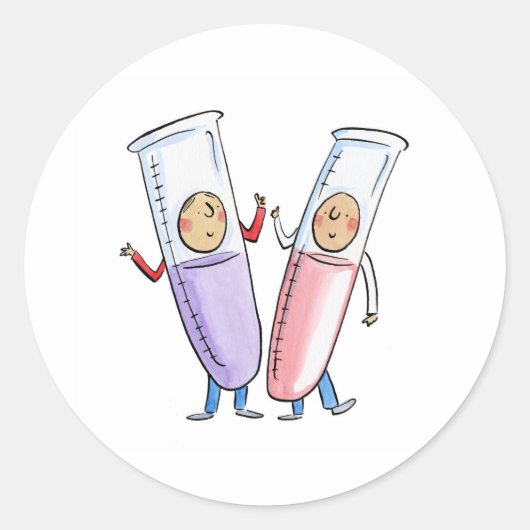 Testbuizen Ronde Sticker (Voorkant)