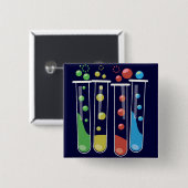 Testbuizen Vierkante Button 5,1 Cm (Voorkant /achterkant)