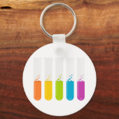 Testbuizen voor chemie sleutelhanger (Voorkant)