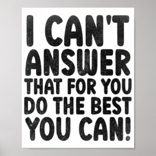 Testdag 2022 Ik kan niet antwoorden dat voor u sta Poster