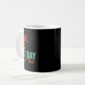 Testdag Bruh Het is testdag dat je deze leraar heb Koffiemok (Voorkant links)