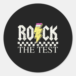 Testdag Docent Student Motivatie Shirt ROC Ronde Sticker