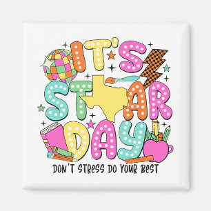 Testdag Dont Stress Doe je beste testleraar Magneet