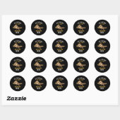 Testdag Dont Stress Grappige luiaard Testen Squad Ronde Sticker (Vel)