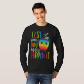 Testdag en toch knalt Rock de test Pop het Te T-shirt (Voorkant volledig)