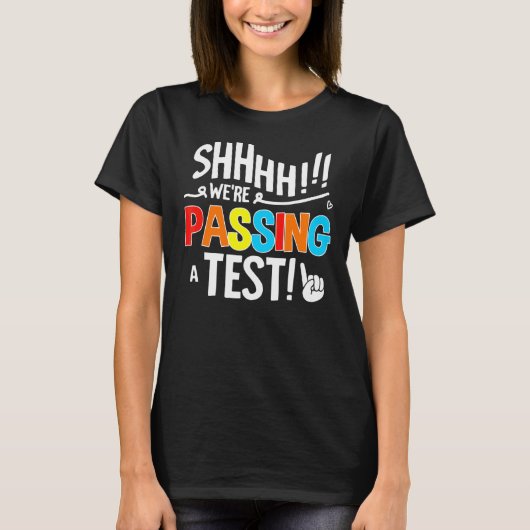 Testdag FSA Staar Test Exam Teacher Study T-shirt (Voorkant)