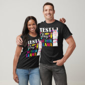 Testdag geen Prob Llama Funny Teacher Testing T-Sh T-shirt (Unisex)