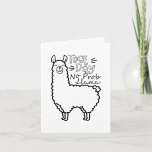 Testdag geen Prob-llama Llama Testdag voor leraren Kaart