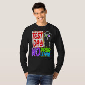 Testdag Geen Prob Llama Teacher Testdag Docent T-shirt (Voorkant volledig)