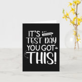 Testdag Het is testdag Je kunt het Teacher Stu Kaart (Gele Bloem)