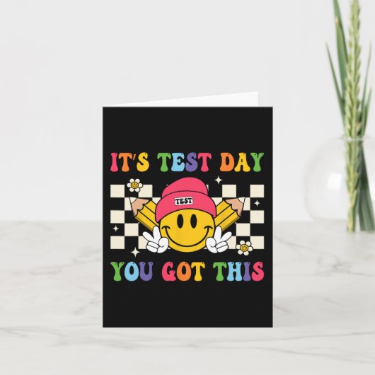 Testdag Je hebt deze leraar Student Test Dag Kaart (Voorkant)