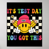 Testdag Je hebt deze leraar Student Test Dag Poster (Voorkant)