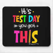 Testdag Je hebt deze testdag leraar student Muismat (Voorkant)