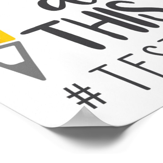 Testdag Je hebt deze testdag leraar student Poster (Hoek)