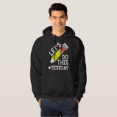 Testdag Leerkrachten doen deze testdag Testi Hoodie (Voorkant volledig)