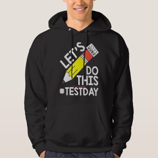 Testdag Leerkrachten doen deze testdag Testi Hoodie (Voorkant)