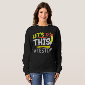 Testdag Leerkrachten doen deze testdag Testi Trui (Voorkant volledig)