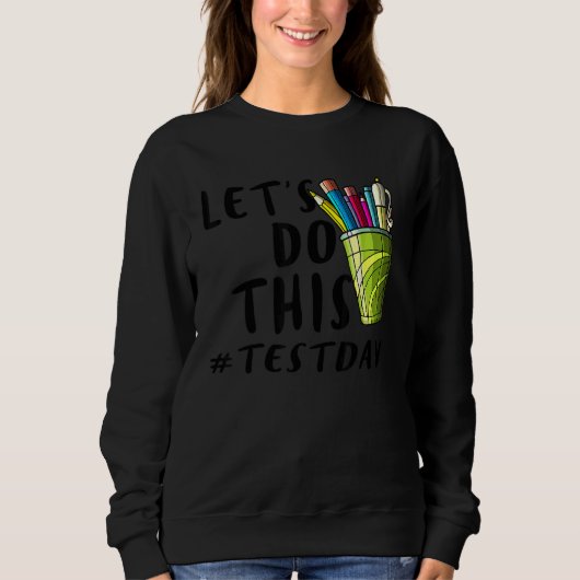 Testdag Leerkrachten doen deze testdag Testi Trui (Voorkant)
