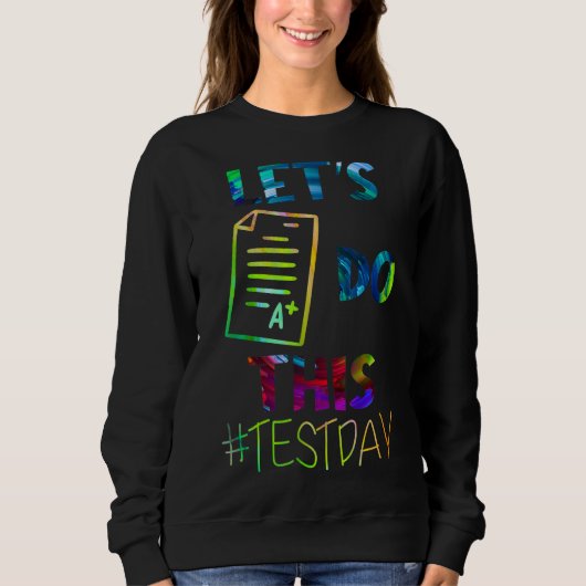 Testdag Leerkrachten doen deze testdag Testi Trui (Voorkant)