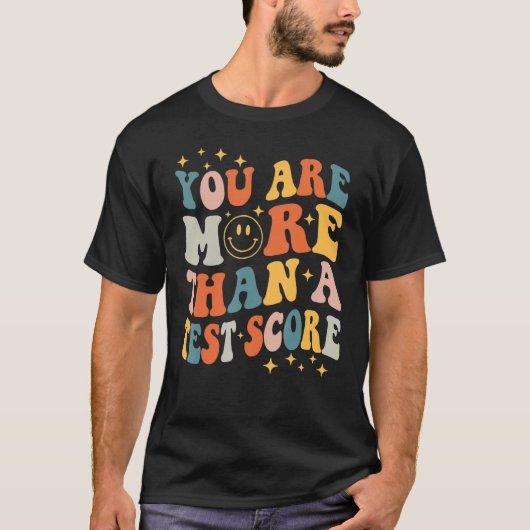 Testdag Leerschaar U bent meer dan een test-SC T-shirt (Voorkant)